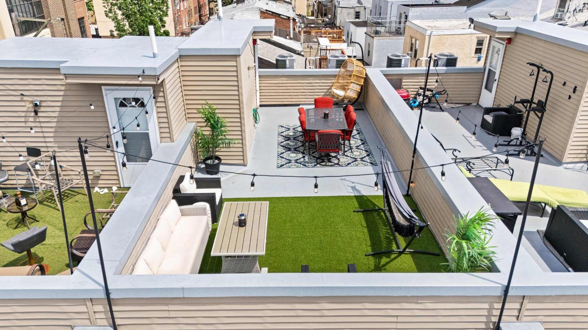Brand New Dbl Unit Roofdeck Outdoor Patio Villa ฟิลาเดลเฟีย ภายนอก รูปภาพ