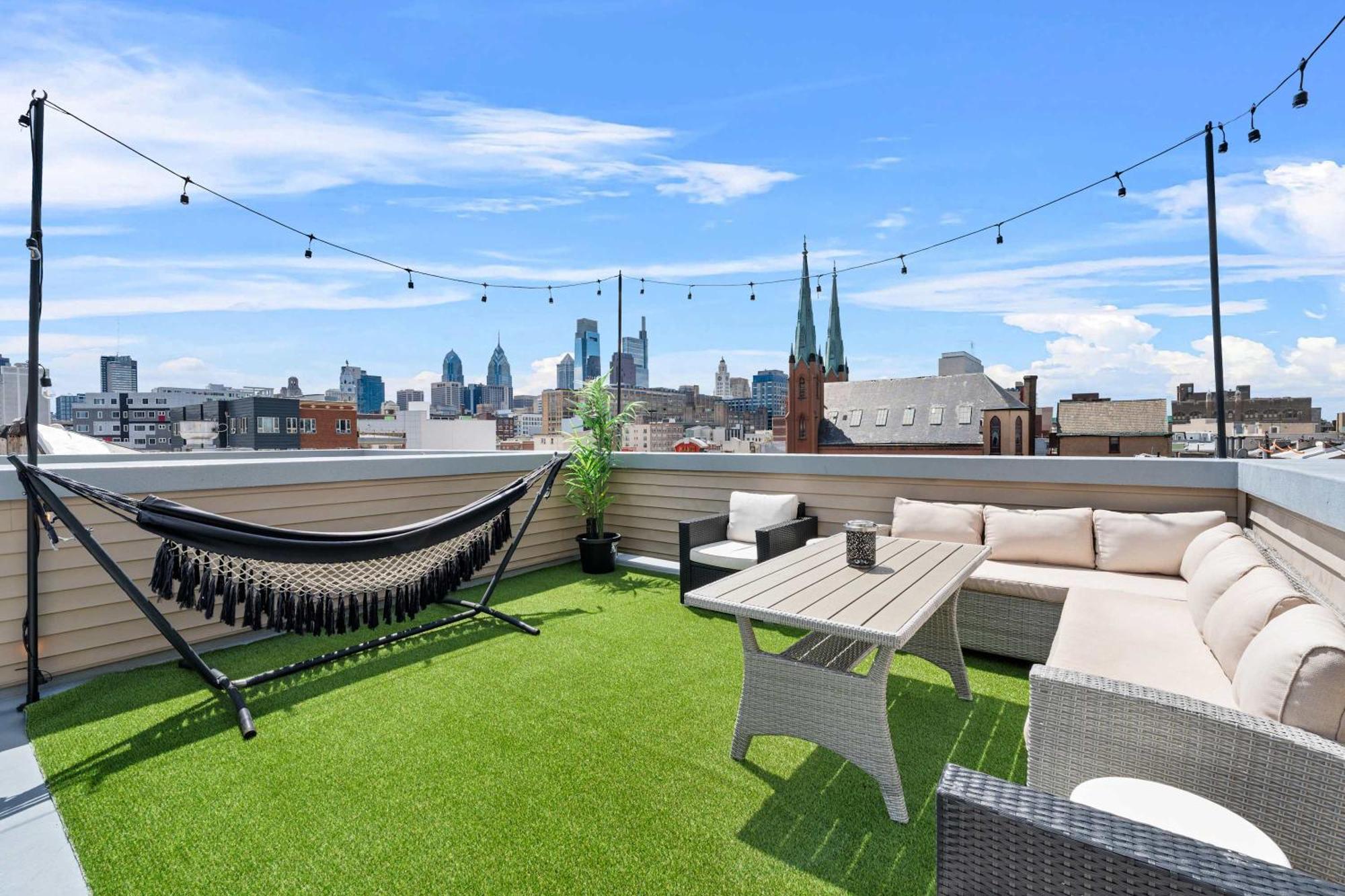 Brand New Dbl Unit Roofdeck Outdoor Patio Villa ฟิลาเดลเฟีย ภายนอก รูปภาพ