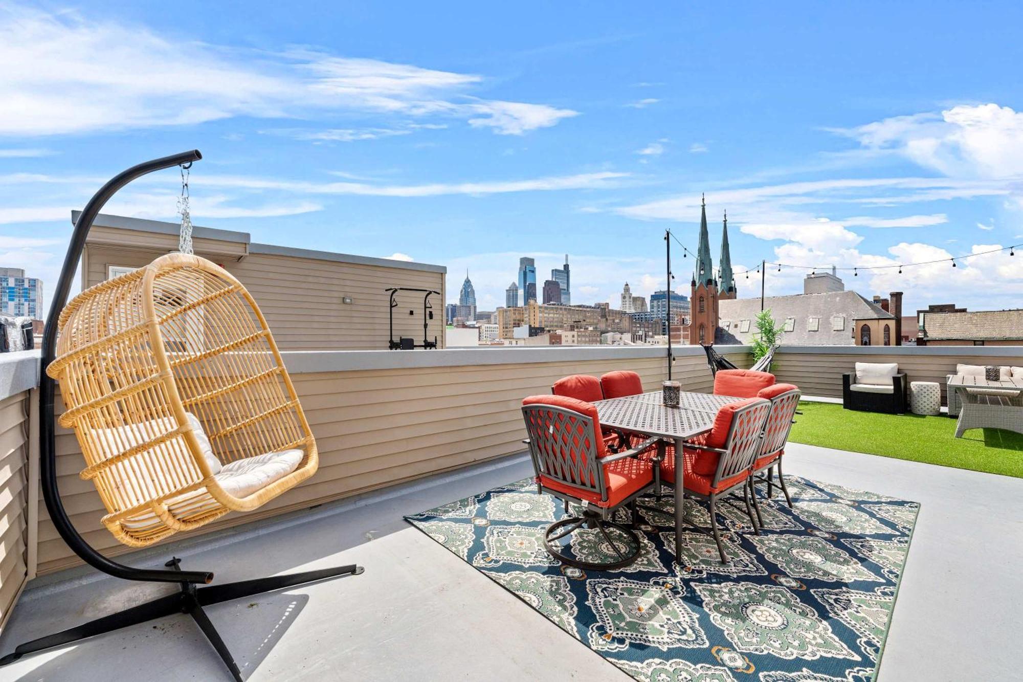 Brand New Dbl Unit Roofdeck Outdoor Patio Villa ฟิลาเดลเฟีย ภายนอก รูปภาพ